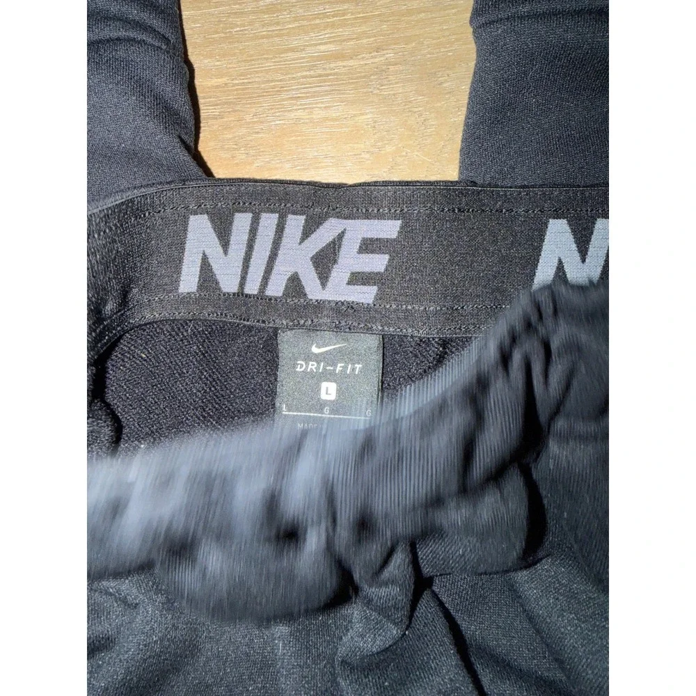 Nike Kids Dri-FIT Black Tapered Joggers Sweatpants Size Large